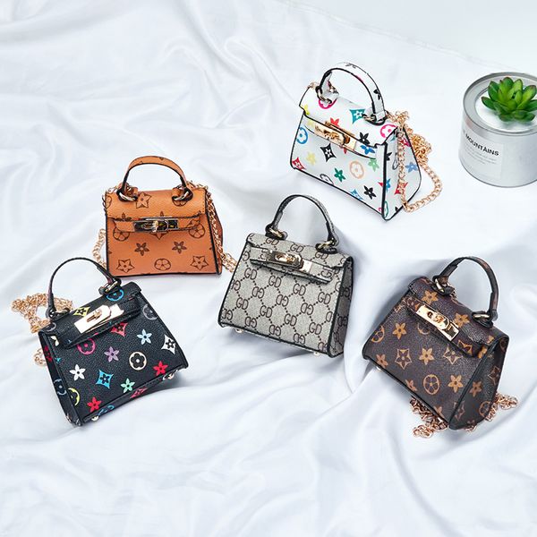 fashion baby mini purse shoulder bags teenager children girls messenger bags new kids handbags cute christmas gifts, Black